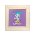 Desk Clock Canvas for Brother - Shararti Bhai 6x6, Rakhi Gift