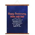 Love Memories Anniversary Scroll Card for Mom and Dad - 18x24