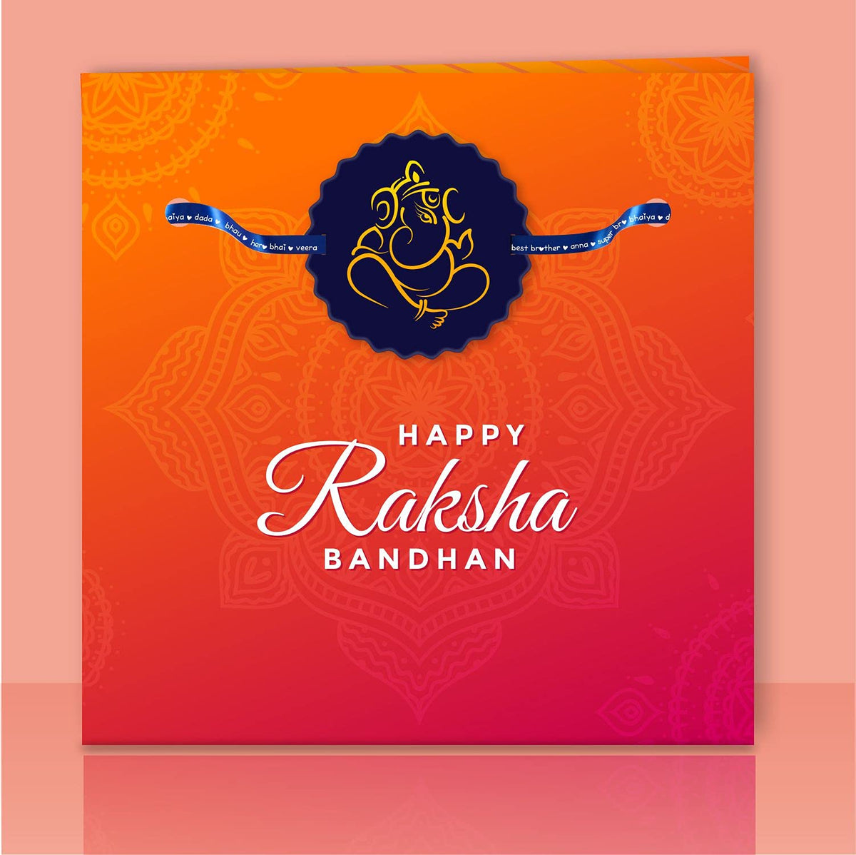 Lord Ganesha Designer Rakhi for Brothers