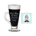Just Like You Daddy Engraved Glass Coffee Mug with Coaster