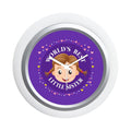 World's Best Sister Round Desk Clock - 6x6 Inches Rakhi Gift