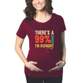 I'm Hungry Funny Maternity T-Shirt for Moms-to-Be