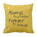 Cool Mom Cushion Cover 16 x 16 Inches - Birthday Gift for Mom