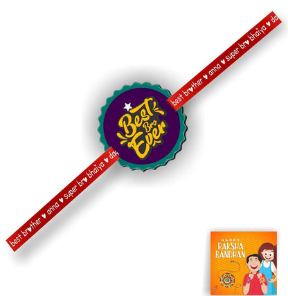 Best Bro Ever & Best Bhabhi Ever Beads Rakhi - Set of 2
