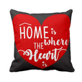 Home is Where The Heart Is Gift for Mom Cushion Cover