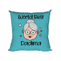 Super Grandma Cushion Cover 12x12 - Birthday Gift for Grandmother