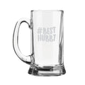 Best Hubby Engraved Beer Mug - Personalised for Husband