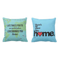No Place Like Home Cushion Cover Set of 2, 24x24 Inches