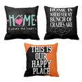 This Is Our Happy Place Cushion Covers, 12x12 Inch, Set of 3
