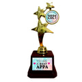 Best Appa Tamil Golden Star Trophy for Father