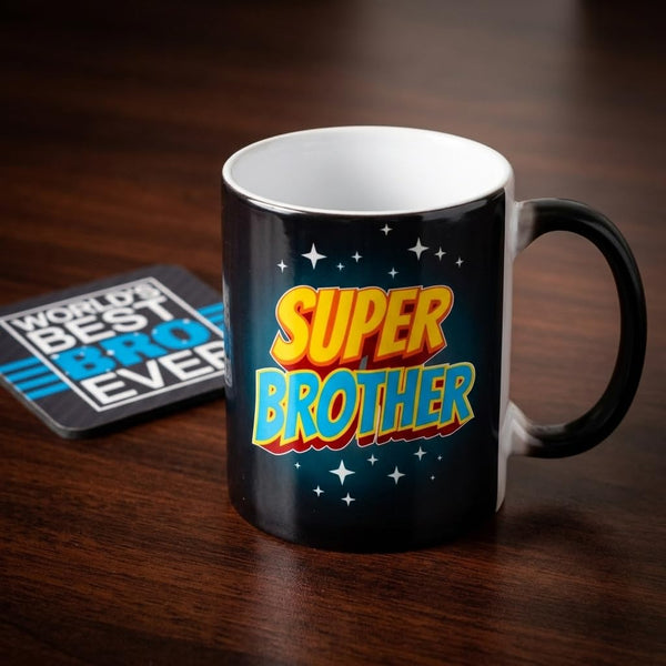 Super Brother Magic Mug, Colour-Changing Ceramic 330 ml