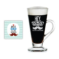 Coffee Mug for Dad - Awesome Dad Engraved, with Coaster