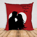 I Love You Forever Cushion Cover - Personalised Valentine Gift