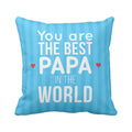 Best Papa Cushion Cover - 12x12 inches