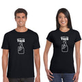 We Are Always Together Couple T-Shirts - Matching Gift Set