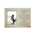 Engraved Wooden Photo Frame - Thanks for Your Faith Dad