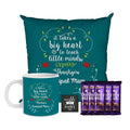 Thank You Principal Mam Mug, Cushion & Chocolates Combo