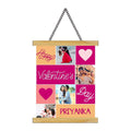 Happy Day Personalised 4 Photo Love Scroll Card - 15x20 inches