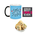 Little Sister Hamper - Magic Mug, Coaster & Badam Patisa 1 Kg