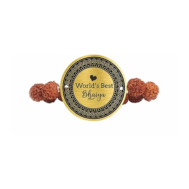 Worlds Best Bhaiya Bhabhi Rakhi Combo Set Of 2