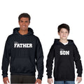 Like Father Like Son Matching Sweatshirts, Set of 2 Black