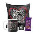 Teacher's Day Gift Combo, Mug, Cushion Cover & Chocolate