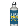 Hero Dad Personalised Stainless Steel Sipper Water Bottle