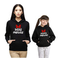 Mama Mouse & Mini Mouse Matching Family Hoodies Set