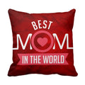 Heartbeat Best Mom in the World Cushion Cover - Personalised