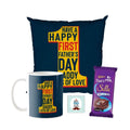 Happy First Father's Day Coffee Mug & Oreo Chocolate Hamper
