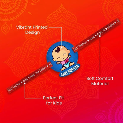 Baby Brother Kids Rakhi for Little Brother