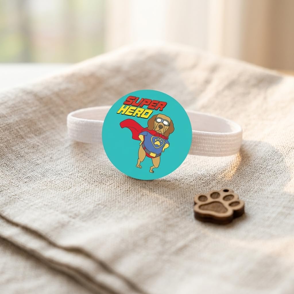 TheYayaCafe Dog Rakhi Rakshabandhan Gifts for Pets Paw Accessories with Acrylic Embellishments, Rakhi for Dogs Cats Puppies from Sister for Raksha Bandhan, Bhai Dooj, Brothers Day, Pet Lovers Gift.