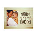 Engraved Wooden Photo Frame - My New Name Is Daddy Gift