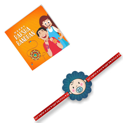 Cute Baby Bro & Sis Kids Rakhi - Set of 2
