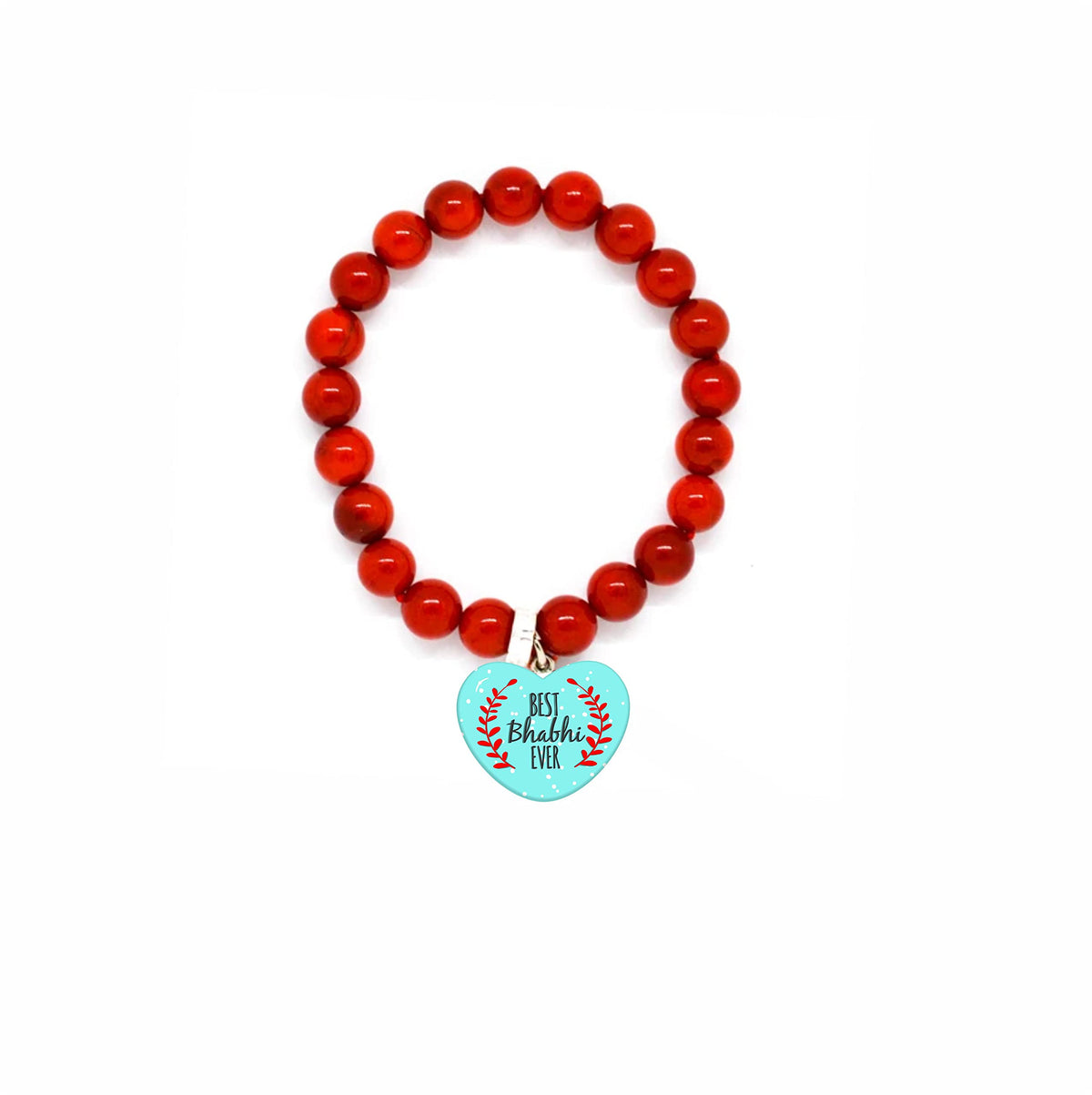 Best Bro Ever & Best Bhabhi Ever Beads Rakhi - Set of 2