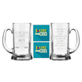 Articulate Engraved Beer Mug Combo with Coasters