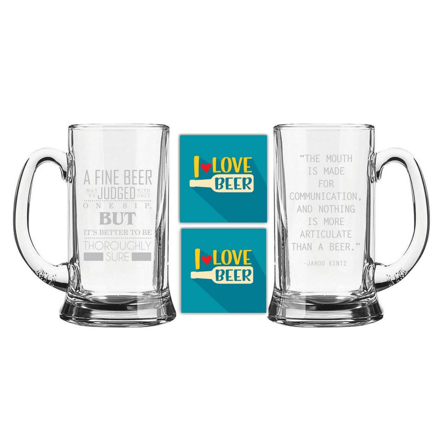 Articulate Engraved Beer Mug