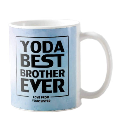 Yoda Best Brother Ever Coffee Mug 330ml - Birthday Rakhi Gift