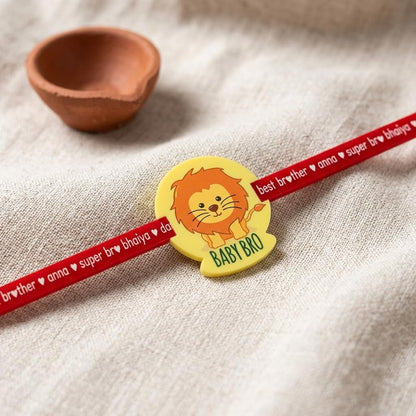 Lion Baby Bro Kids Rakhi for Little Brothers