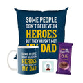 My Dad is My Hero Coffee Mug & Dairy Milk Silk Hamper