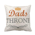 Personalised Dads Velvet Cushion Cover - 12x12 inches