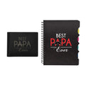 Best Papa Ever Notebook & Mousepad Gift Set For Dad