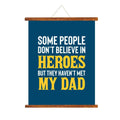 Hero Dad Scroll Greeting Card - Father's Day Keepsake