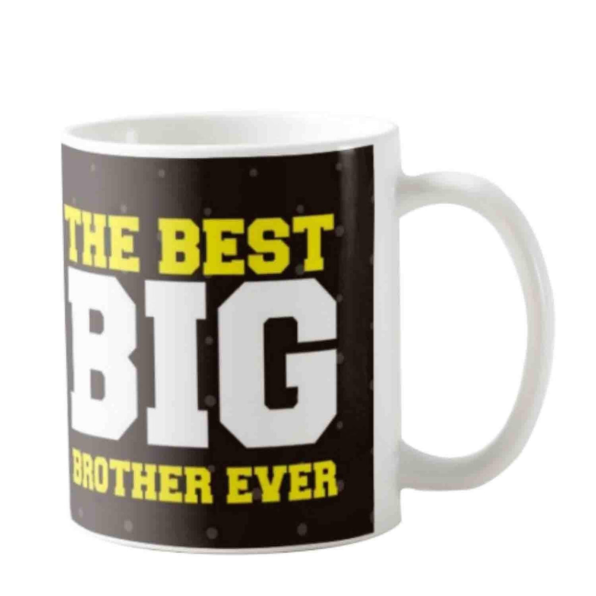 Best Big Brother Ever Mug & Coaster Set - Rakhi Gift, 330 ml