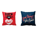 Good Things Take Time Follow Your Heart Cushion Cover Set of 2, 20x20