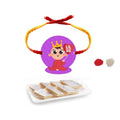 Lil Sis Kids Rakhi with Kaju Katli Sweets - Combo of 2