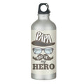 Hero Papa Stainless Steel Sipper Water Bottle, Grey 600ml