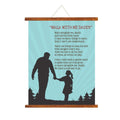 Walk With Me Daddy Scroll Card - Personalised Father's Day Gift