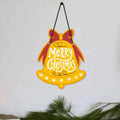 Merry Christmas Bell Wall Hanging for Door & Wall Decor