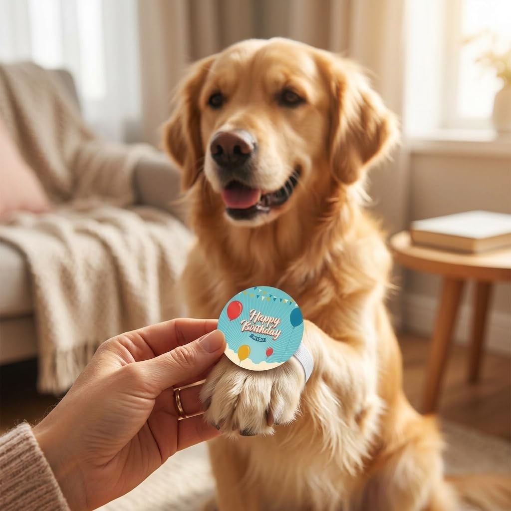 TheYayaCafe Dog Rakhi Rakshabandhan Gift for Pets Paw Accessories, Acrylic Pet Rakhi for Dogs and Cats
